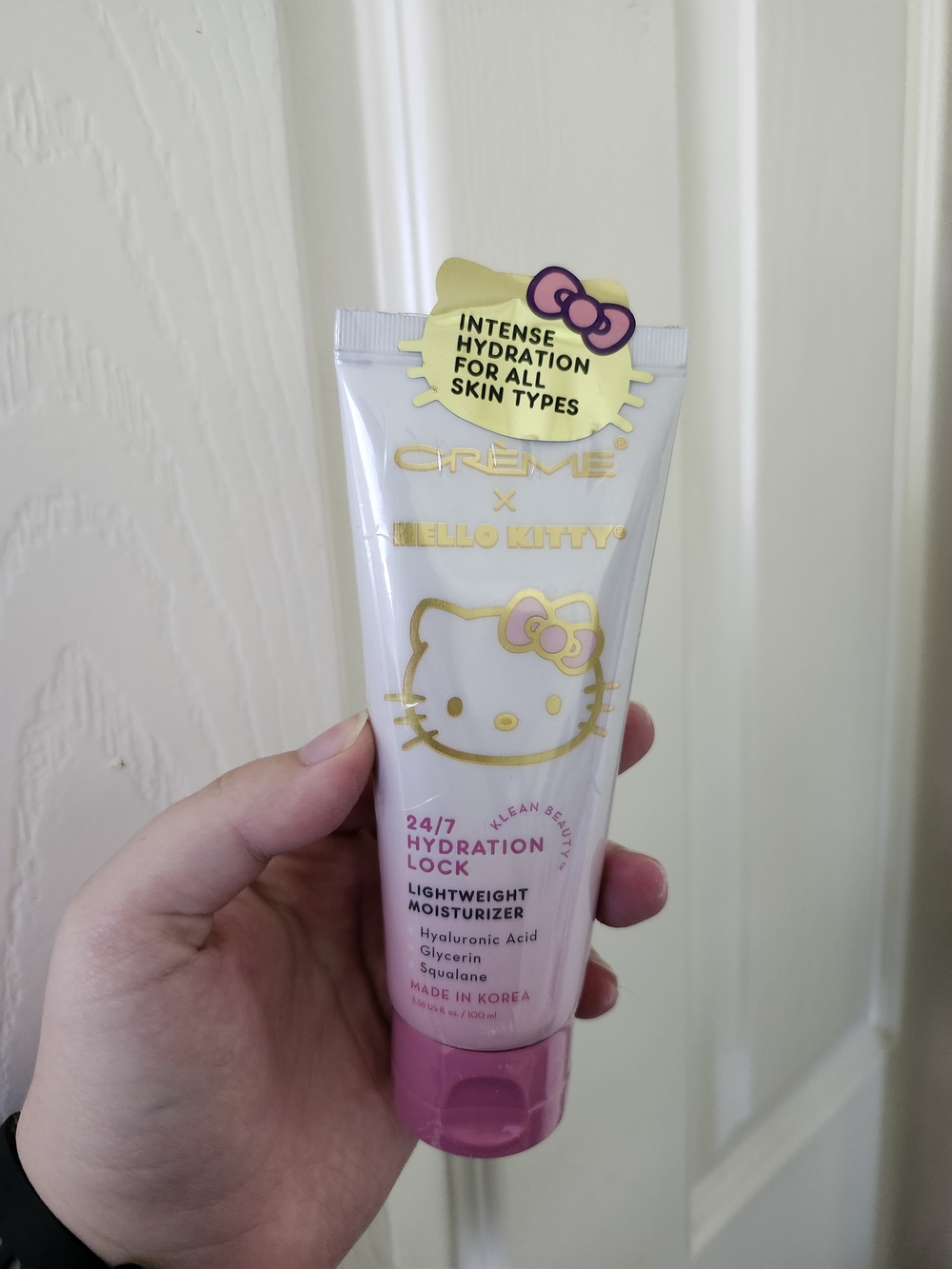 Hello Kitty Pink & Gold Lightweight Kids Moisturizer